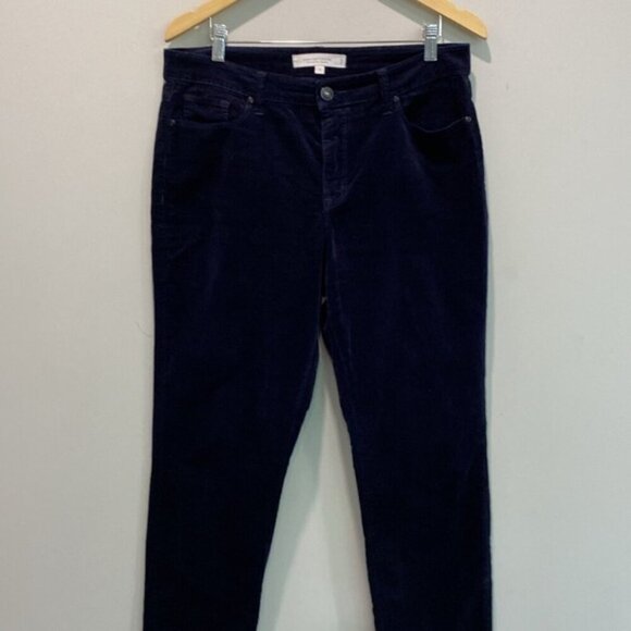 Contemporaine for Simons pants CORDUROY PANTs Size 12 TALLSLIM-FIT VELVET - Picture 12 of 14